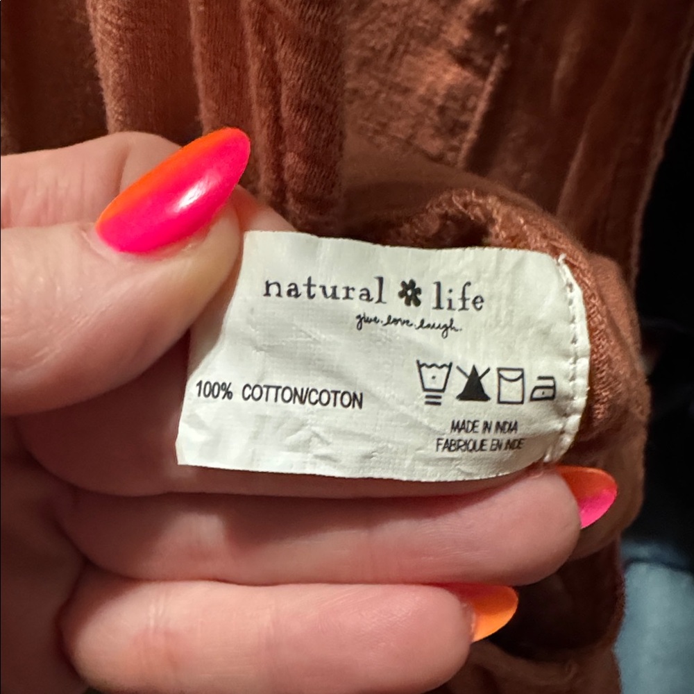 Natural Life Rust Jumpsuit, size S - Picture 12 of 12